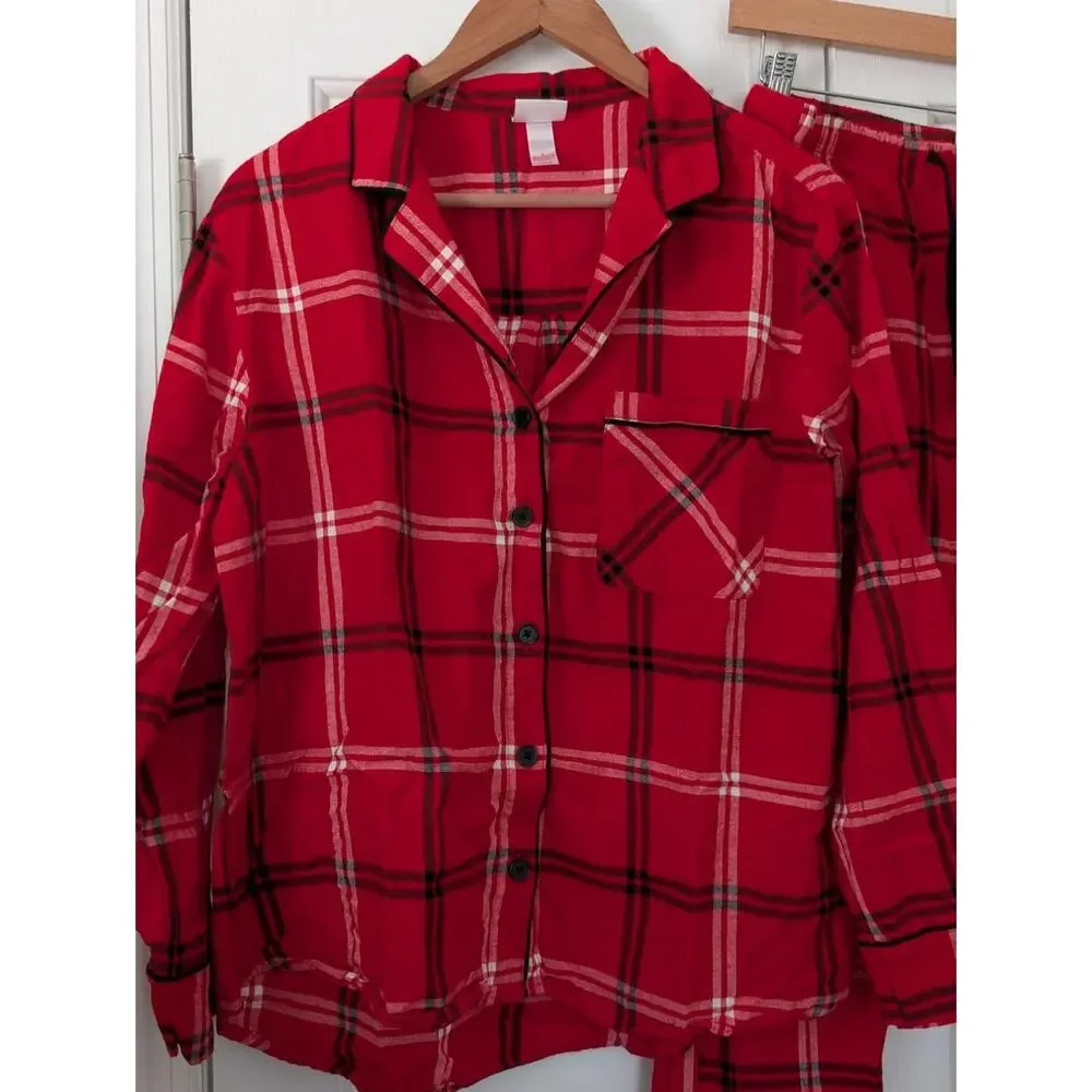Wondershop Plaid Flannel Pajama Set